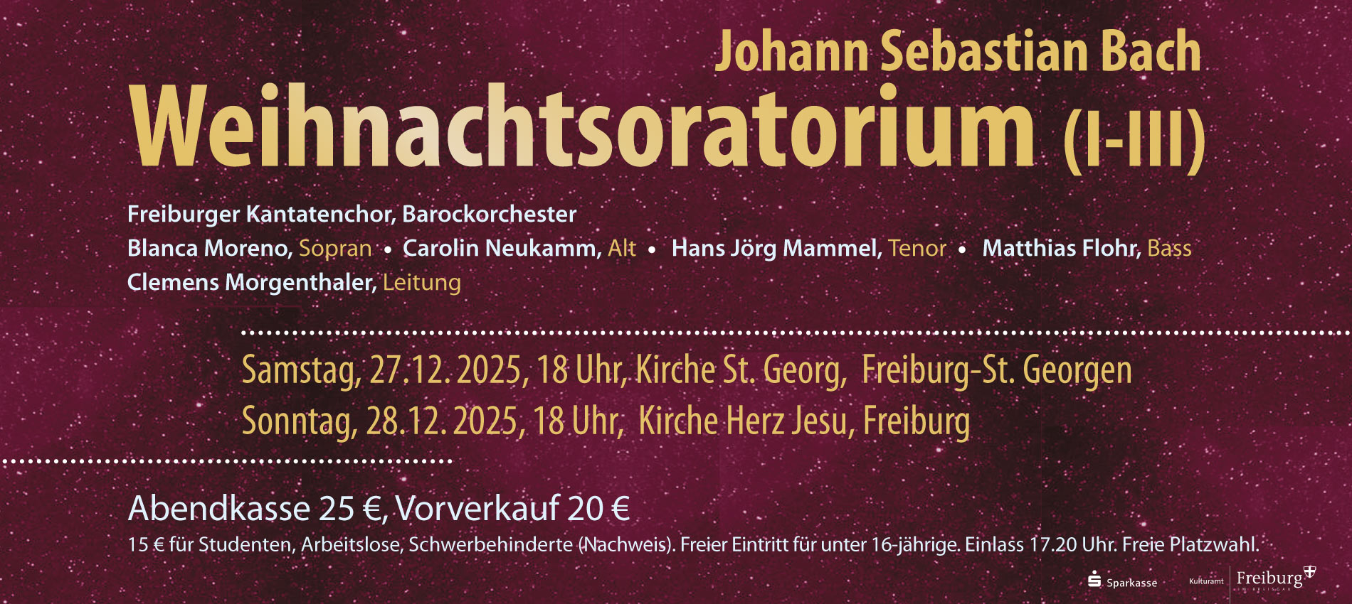 Weihnachtsoratorium Bach